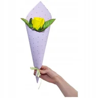 Sztuczne kwiaty - Bukiet róża mydlana kwiaty mydlane pachnące 37 cm PREZENT NA DZIEŃ KOBIET - miniaturka - grafika 1