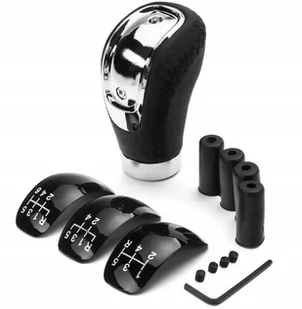 AWparts UNIWERSALNA GALKA BIEGÓW Z EKOSKÓRY Z CZARNA NICIA - Akcesoria motoryzacyjne - miniaturka - grafika 1