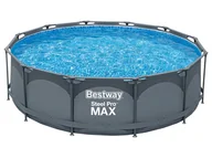 Baseny ogrodowe - Bestway Basen stelażowy Steel Pro Max, 9150 l - miniaturka - grafika 1