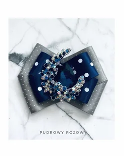 Brosza z Granatowym Kryształem 1 szt NEW - Broszki Brosza z Granatowym Kryształem 1 szt NEW - Broszki - miniaturka - grafika 1