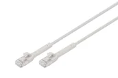 Kable miedziane - Digitus Kabel krosowy kątowy CAT 6A F-FTP, miedziany, 1 m, szary DK-1632-A-010B - miniaturka - grafika 1