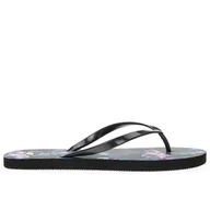 Klapki i japonki damskie - Japonki 4F H4L22KLD00490S - czarne - miniaturka - grafika 1