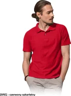 Odzież robocza - R.E.I.S. ST3000 - POLO MĘSKIE - czerwony szkarłatny 3XL - miniaturka - grafika 1