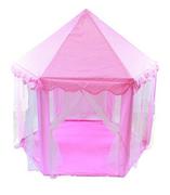 Namioty i tipi dla dzieci - APTEL Namiot dla dzieci różowy groszki AG184C - miniaturka - grafika 1