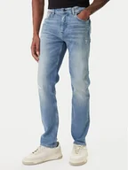 Spodnie męskie - BOSS Jeansy Delaware 50559615 Niebieski Slim Fit - miniaturka - grafika 1