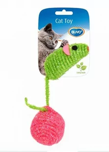 Zabawka Dla Kota Duvo+ Myszka Z Piłką Nylon - Zabawki dla kotów - miniaturka - grafika 1