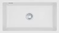 Zlewozmywaki - Zlewozmywak ceramiczny SYSTEMCERAM Mera 80 U Satin Korek automatyczny 5370 02 20 - miniaturka - grafika 1