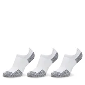 Skarpetki damskie - Zestaw 3 par niskich skarpet unisex Under Armour UA ArmourDry® Run 1387044 Biały - miniaturka - grafika 1