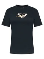 Koszulki i topy damskie - Roxy T-Shirt Oceanregular ERJZT06078 Czarny Regular Fit - miniaturka - grafika 1