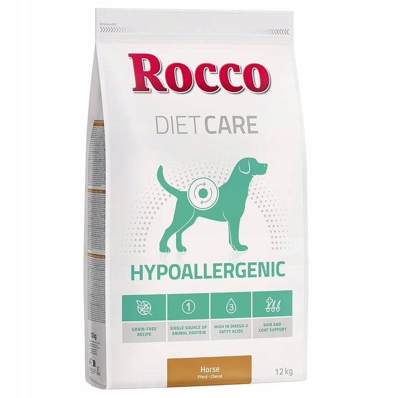 Rocco Diet Care Hypoallergen, konina - 12 kg Dostawa GRATIS!