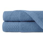 Ręczniki - Ręcznik 50 x 90 Kąpielowy Bawełna Solano Niebieski - miniaturka - grafika 1