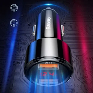 Baseus Baseus Magic Series Dual QC - ładowarka samochodowa Quick Charge 3.0 2x USB 45W 6A niebieski (CCMLC20A-03) hurtel-50576-0 - Ładowarki samochodowe - miniaturka - grafika 26