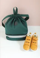 Plecaki worki - Plecako - worek Kido ZIELONY z odblaskiem - miniaturka - grafika 1