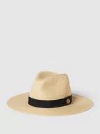 Czapki damskie - Kapelusz słomiany z aplikacją z logo model ‘DAKOTA PANAMA’ - miniaturka - grafika 1