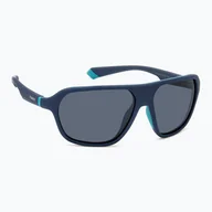 Okulary przeciwsłoneczne - Okulary przeciwsłoneczne Polaroid PLD 2152/S matte blue/blue polarized WYSYŁKA W 24H 30 DNI NA ZWROT - miniaturka - grafika 1