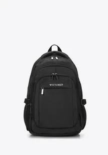 Męski plecak na laptopa 15,6” do samolotu czarny - Plecaki Męski plecak na laptopa 15,6” do samolotu czarny - Plecaki - miniaturka - grafika 1