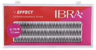 IBRA Makeup Zestaw Kępek V Effect 0,10/B 11mm - Sztuczne rzęsy i akcesoria - miniaturka - grafika 1