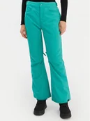Spodnie narciarskie - Roxy Spodnie snowboardowe Backyard ERJTP03299 Zielony Tailored Fit - miniaturka - grafika 1
