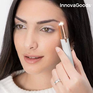 Topshop Mini depilator do brwi i twarzy No-Pain Precision InnovaGoods - Akcesoria i kosmetyki do stylizacji brwi - miniaturka - grafika 1