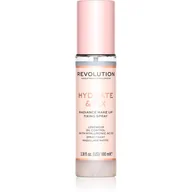 Utrwalacze do makijażu - Makeup Revolution Hydrate & Fix spray utrwalający makijaż 100ml - miniaturka - grafika 1