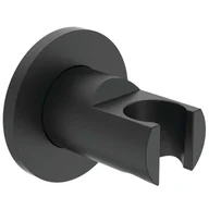 Akcesoria do armatury i ceramiki - Ideal Standard ALU+ - Uchwyt prysznicowy, jedwabiście czarny BC806XG - miniaturka - grafika 1