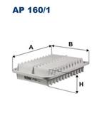 Filtry powietrza - Filtr powietrza Filtron AP 160/1 - miniaturka - grafika 1