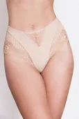 Majtki damskie - Eldar Virgilia figi majtki z koronką Beżowe XL - miniaturka - grafika 1