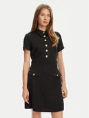 Sukienki - Guess Sukienka dzianinowa W5YK18 KCXO2 Czarny Regular Fit - miniaturka - grafika 1