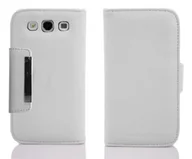 Etui i futerały do telefonów - Cadorabo Etui do Samsung Galaxy S3 / S3 NEO Etui ochronne w kolorze białym Etui na telefon komórkowy Etui magnetyczne - miniaturka - grafika 1
