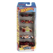 Samochody i pojazdy dla dzieci - Samochód Hot Wheels Let's Race Na start JDR20 (5 szt.) - miniaturka - grafika 1