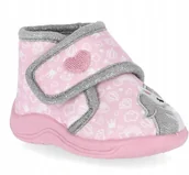 Kapcie damskie - Kapcie Papcie domowe przedszkolne żłobka na rzepy Unicorn Jednorożec r.20 - miniaturka - grafika 1