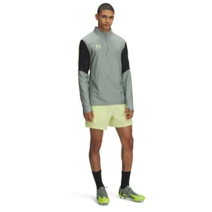 Męskie spodenki do piłki nożnej Under Armour UA M\'s Challenger Pro Woven Short - zielone - Spodenki męskie - miniaturka - grafika 1