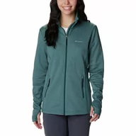 Odzież trekkingowa damska - Bluza Turystyczna Rozpinana Damska Columbia Park View Grid Fleece Full Zip - miniaturka - grafika 1