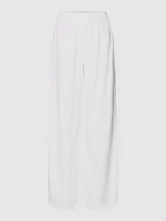 Spodnie damskie - Spodnie materiałowe z elastycznym pasem model ‘MILANO’ - grafika 1