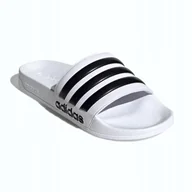 Sandały męskie - Klapki Adidas Adilette Shower White Biały 44 1/2 - miniaturka - grafika 1