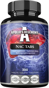 APOLLO'S HEGEMONY NAC+ N-ACETYLOCYSTEINA KARCZOCH 300 TABLETEK - Aminokwasy - miniaturka - grafika 1