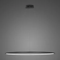 Lampy sufitowe - Altavola Design Ledowe Okręgi lampa wisząca 1x45W czarna LA073/P_120_in_3k_black - miniaturka - grafika 1