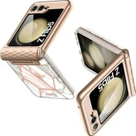 Etui i futerały do telefonów - Supcase Etui i-Blason Cosmo BackSP do Galaxy Z Flip5, marmurowe różowe - miniaturka - grafika 1