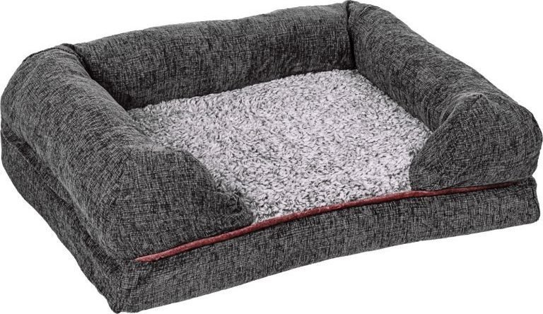 Petstuff Legowisko dla psa rozmiar L, ciemnoszare, 106 x 80 x 18 cm