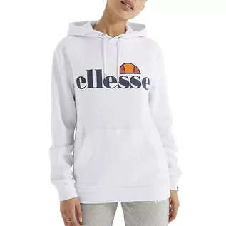 Bluzy sportowe damskie - Bluza Ellesse Torices Hoodie SGS03244908 - biała - grafika 1