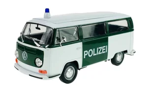 WELLY 1972 VW VOLKSWAGEN BUS T2 POLIZEI 1:24 - Samochody i pojazdy dla dzieci - miniaturka - grafika 1