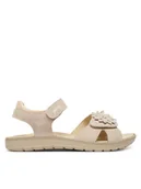 Buty dla dziewczynek - Primigi Sandały 1385200 D Beżowy - miniaturka - grafika 1