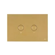 Przyciski spłukujące - Przycisk spłukujący do stelaża pneumatyczny Blink Złoty Oli - miniaturka - grafika 1