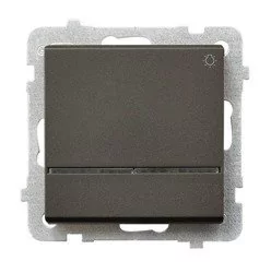 Ospel Sonata czekoladowy łącznik światło ŁP-5RS/m/40 ŁP-5RS/m/40 - Wyłączniki światła i elektryczne - miniaturka - grafika 1