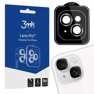 Pozostałe akcesoria do telefonów - Srebrne szkło hartowane na obiektyw aparatu do Apple iPhone 15 - 3mk Lens Protection Pro - miniaturka - grafika 1