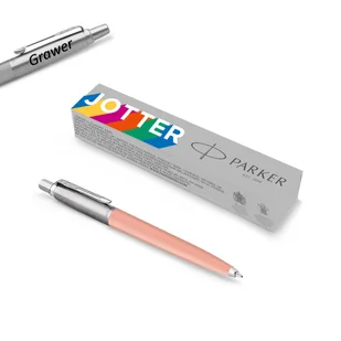 Długopis Parker Jotter Originals PINK BLUSH z grawerem - Zestawy piśmiennicze - miniaturka - grafika 1