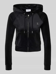 Bluza rozpinana z obszyciem kamieniami stras model ‘MADISON’ - Bluzy damskie - miniaturka - grafika 1