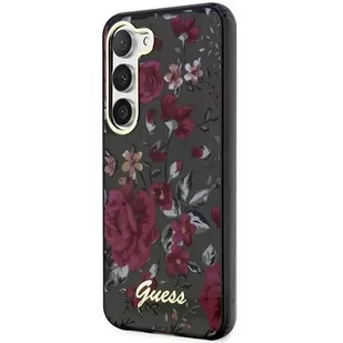 Etui Guess GUHCS23MHCFWSA do Samsung Galaxy S23+ Plus S916 zielony/kaki hardcase Flower Collection - Etui i futerały do telefonów - miniaturka - grafika 2
