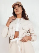 Kurtki damskie - Kurtka damska przejściowa KADYS kawowa Dstreet TY4188-M/L - miniaturka - grafika 1