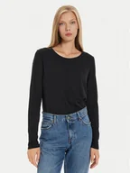 Bluzki damskie - Mustang Bluzka Elly 1013931 Czarny Regular Fit - miniaturka - grafika 1